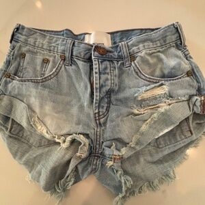 One Teaspoon Jean Shorts Size 24